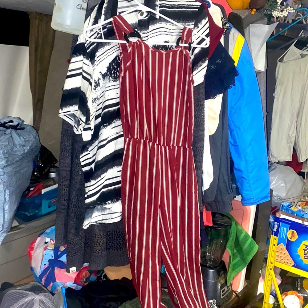 X's Vintage-style 80's Tank Jumpsuit.